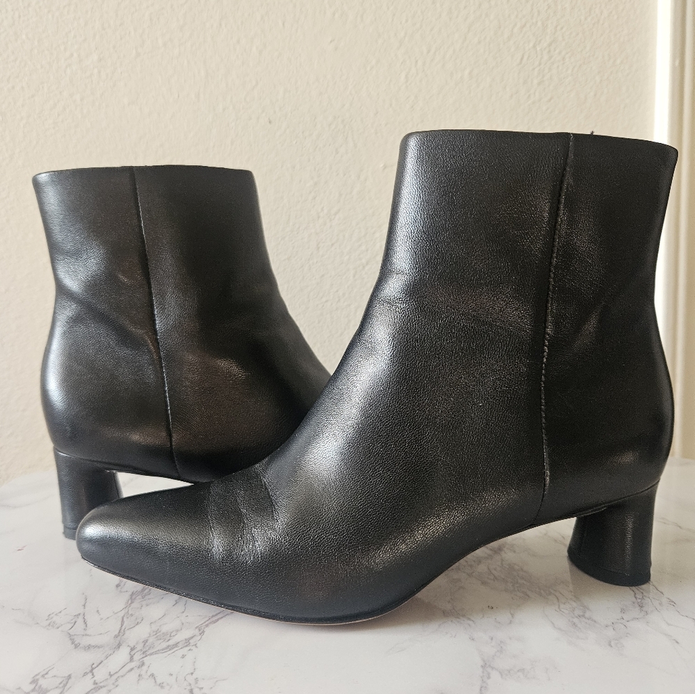 VINCE Hilda Black Booties